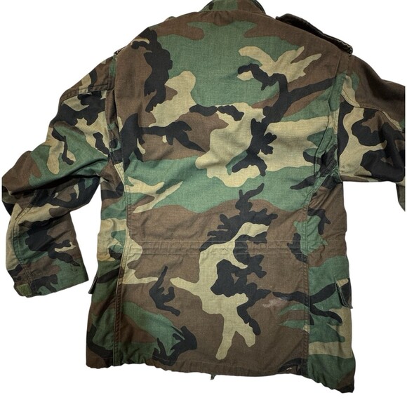 Vintage USGI M-65 Woodland Field Jacket Small Short – Cold War Era - Picture 3 of 11